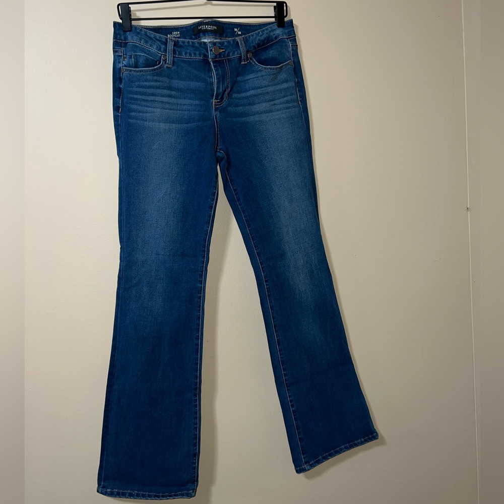 Liverpool Jeans Company Lucy Bootcut size 10/30 Dark Blue Washed